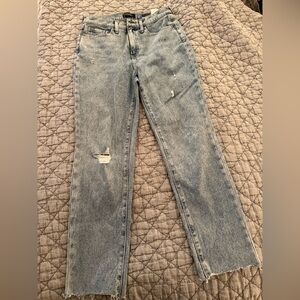 Banana Republic Light Blue Distressed Jeans
